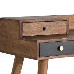 Design Schreibtisch mit fünf Schubladen - Fina^Wohnen Online