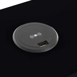 Design Schreibtisch mit Handy Ladestation - Christian^Wohnen Hot