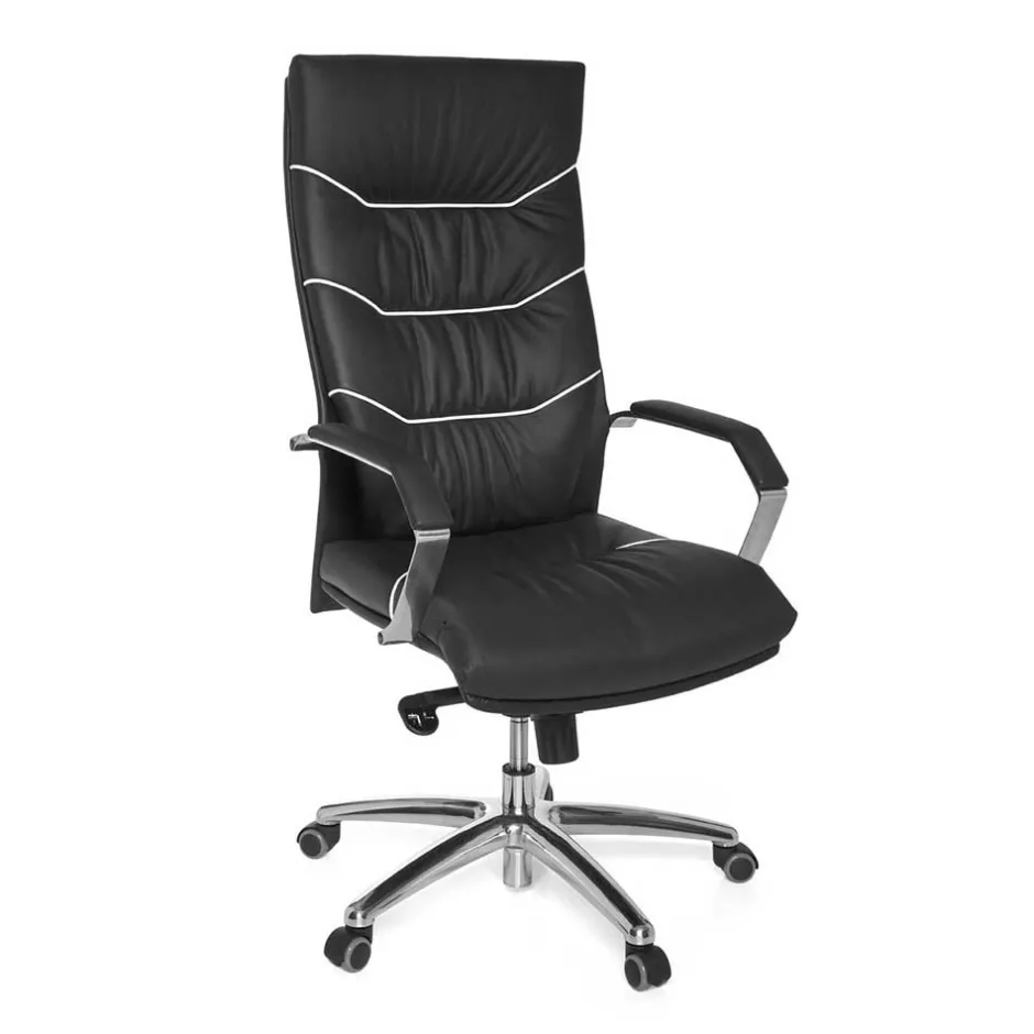 Design Schreibtischstuhl aus Leder - Merana^Wohnen Online