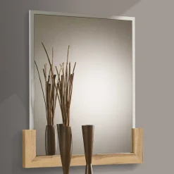 Wohnen Design Schuhkommode & Spiegel Set - Ryus (zweiteilig)