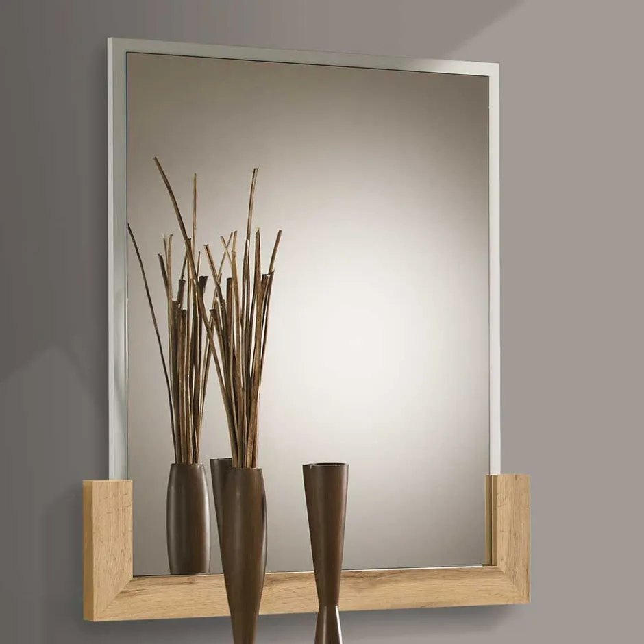 Wohnen Design Schuhkommode & Spiegel Set - Ryus (zweiteilig)