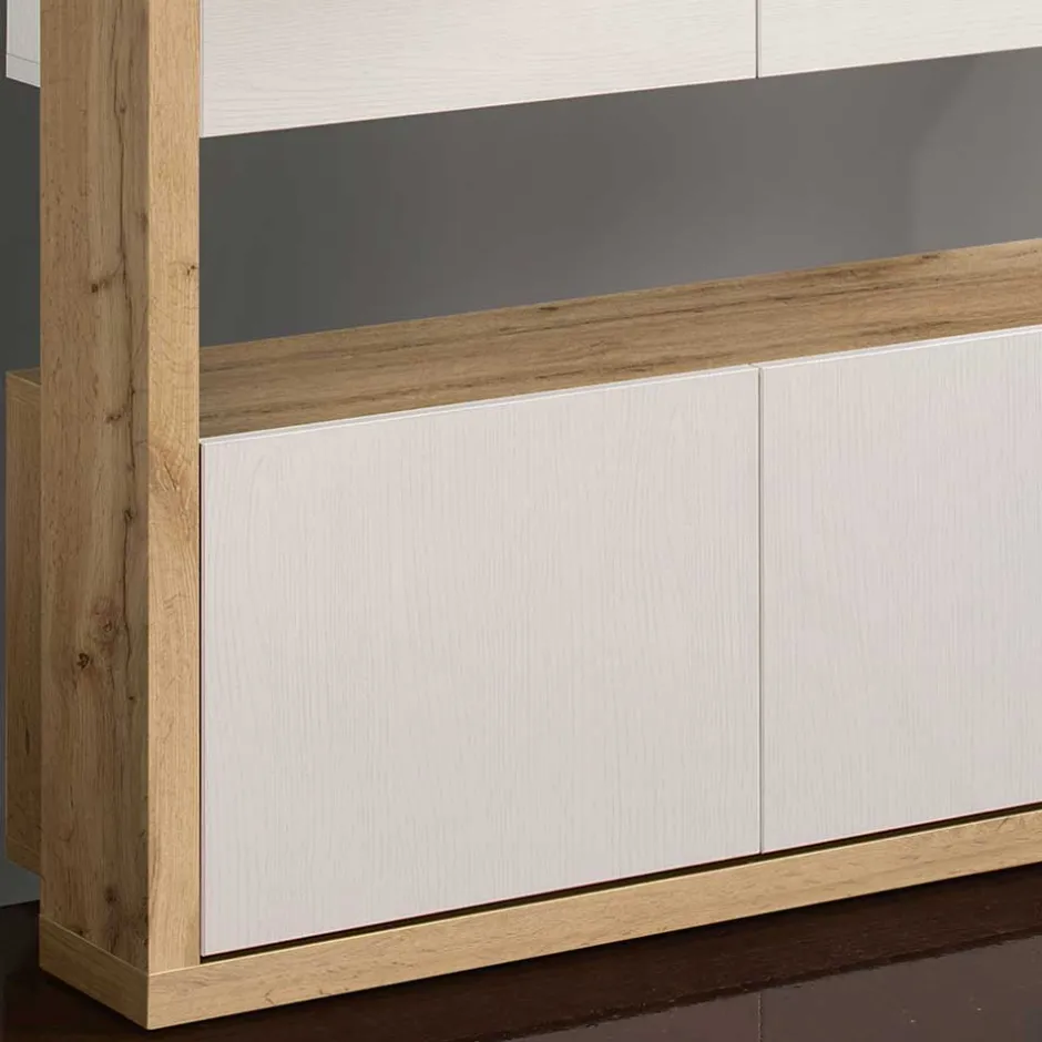 Wohnen Design Schuhkommode & Spiegel Set - Ryus (zweiteilig)