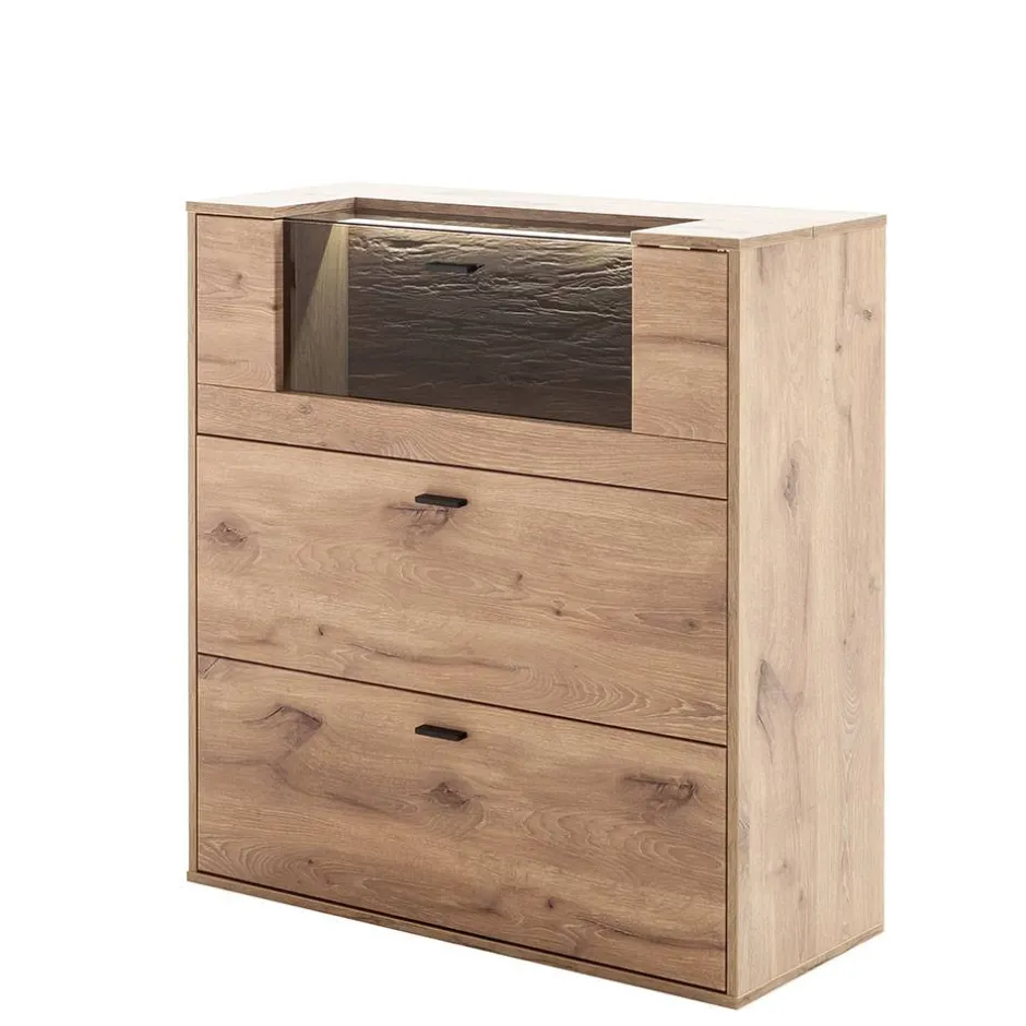 Design Schuhkommode in Wildeiche Optik - Vapposia^Wohnen Online