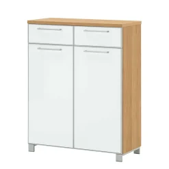 Wohnen Design Schuhschrank Wynoca in Weiß Glas