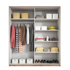 Wohnen Design Schwebetürenschrank mit Spiegel - Anglivia