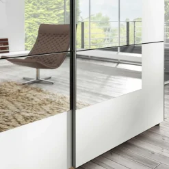 Wohnen Design Schwebetürenschrank mit Spiegel - Anglivia
