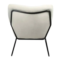 Wohnen Design Sessel in Beige & Schwarz - Culagan