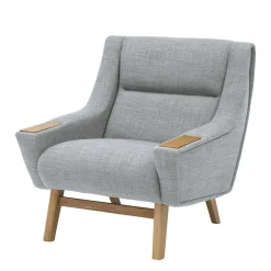 Design Sessel in Hellgrau - Crutina^Wohnen Online