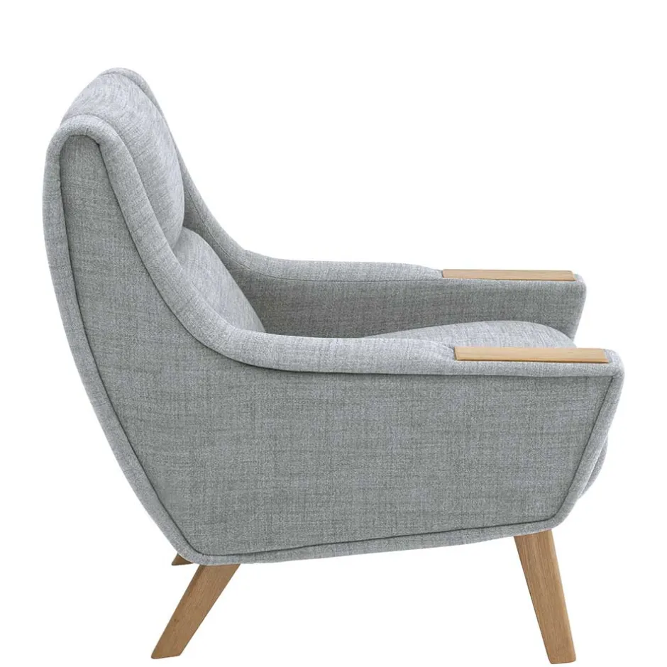 Design Sessel in Hellgrau - Crutina^Wohnen Online