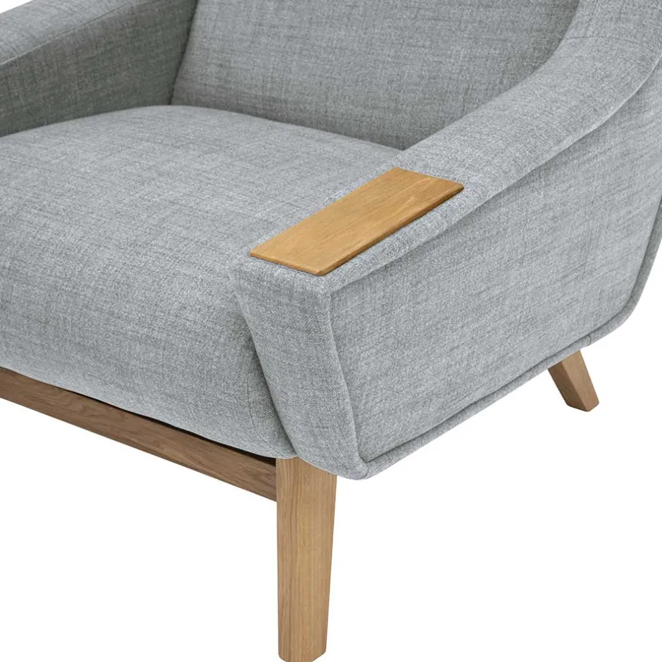 Design Sessel in Hellgrau - Crutina^Wohnen Online