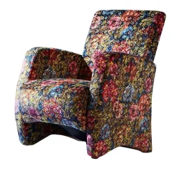 Design Sessel mit Blumen Stoff bunt - Blumea^Wohnen Online