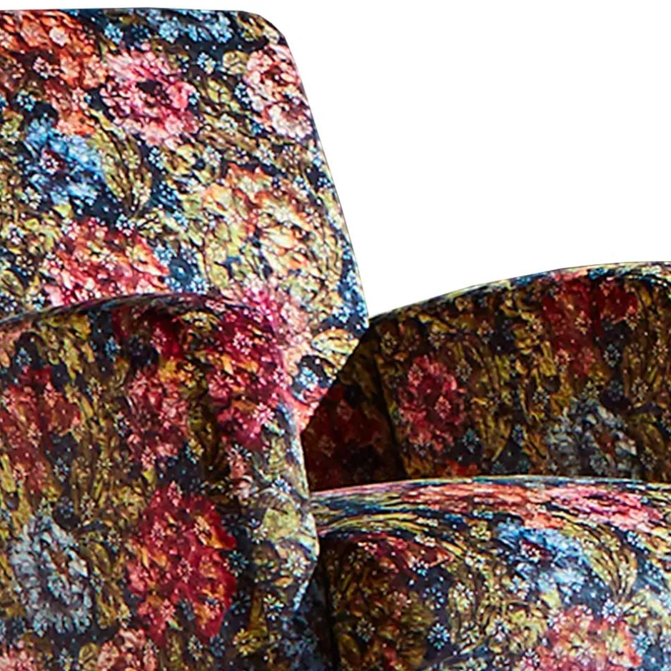 Design Sessel mit Blumen Stoff bunt - Blumea^Wohnen Online