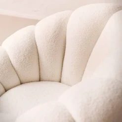 Wohnen Design Sessel mit Hocker Set - Zyrano (zweiteilig)