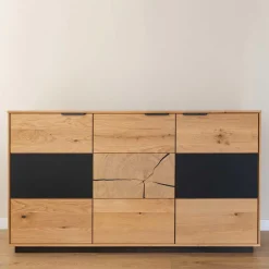 Design Sideboard aus Eiche und Glas - Masicuri^Wohnen Hot