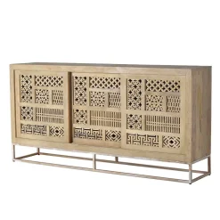 Wohnen Design Sideboard mit Ethno Flair - Valuta