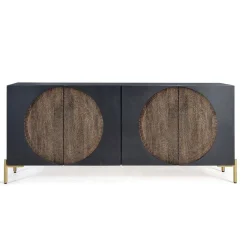 Design Sideboard mit Mandala Schnitzerei - Synessa^Wohnen Online