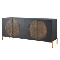 Design Sideboard mit Mandala Schnitzerei - Synessa^Wohnen Online
