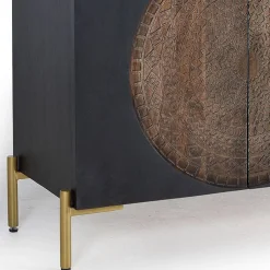 Design Sideboard mit Mandala Schnitzerei - Synessa^Wohnen Online
