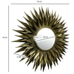 Design Spiegel in Sonnen-Optik - Percos^Wohnen Sale
