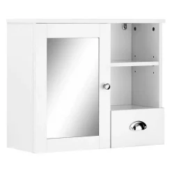 Design Spiegelschrank fürs Bad in Weiß - Gorgona^Wohnen Online