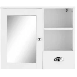 Design Spiegelschrank fürs Bad in Weiß - Gorgona^Wohnen Online