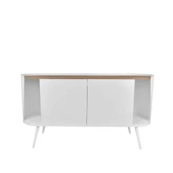 Design Stahl Sideboard in Weiß - Yunike^Wohnen Outlet