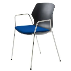 Design Stapelstuhl mit Armlehnen - Latvisa^Wohnen Best