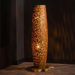 Design Stehleuchte aus Teak Massivholz - Niridena^Wohnen Sale