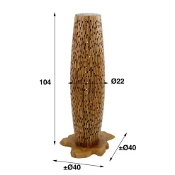 Design Stehleuchte aus Teak Massivholz - Niridena^Wohnen Sale