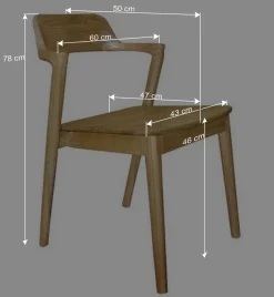 Design Stuhl aus Sungkai Holz - Bottaro^Wohnen Hot