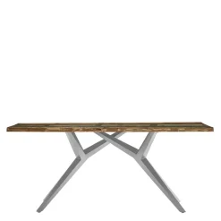 Design Tisch mit bunter Altholzplatte Shabby - Enyi^Wohnen New