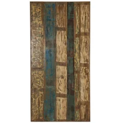 Design Tisch mit bunter Altholzplatte Shabby - Enyi^Wohnen New