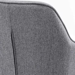 Design Tischsessel drehbar in Grau - Fiorenca (2er Set)^Wohnen Discount