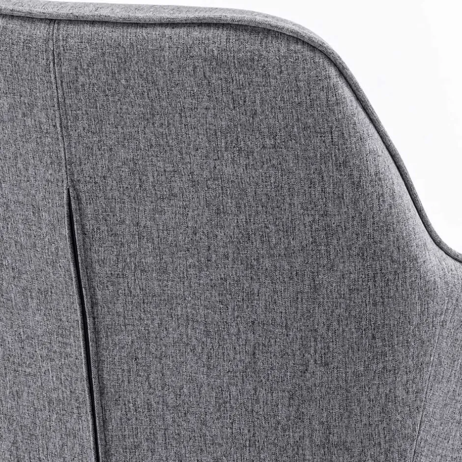 Design Tischsessel drehbar in Grau - Fiorenca (2er Set)^Wohnen Discount