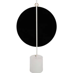 Wohnen Design Tischspiegel in Weiß mit Gold - Tihano