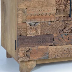 Wohnen Design Türen-Kommode aus Mangoholz rustikal - Lacid