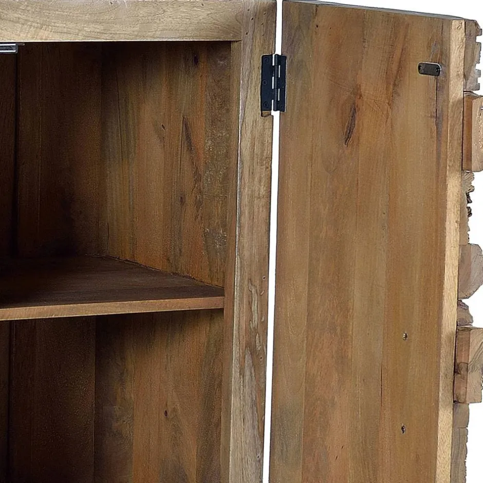 Wohnen Design Türen-Kommode aus Mangoholz rustikal - Lacid