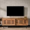 Design TV Board mit Lamellen Schiebetüren - Janana^Wohnen Discount