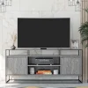 Wohnen Design TV Kommode in Eiche Grau - Midland