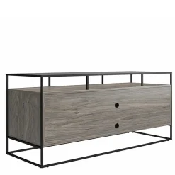 Wohnen Design TV Kommode in Eiche Grau - Midland