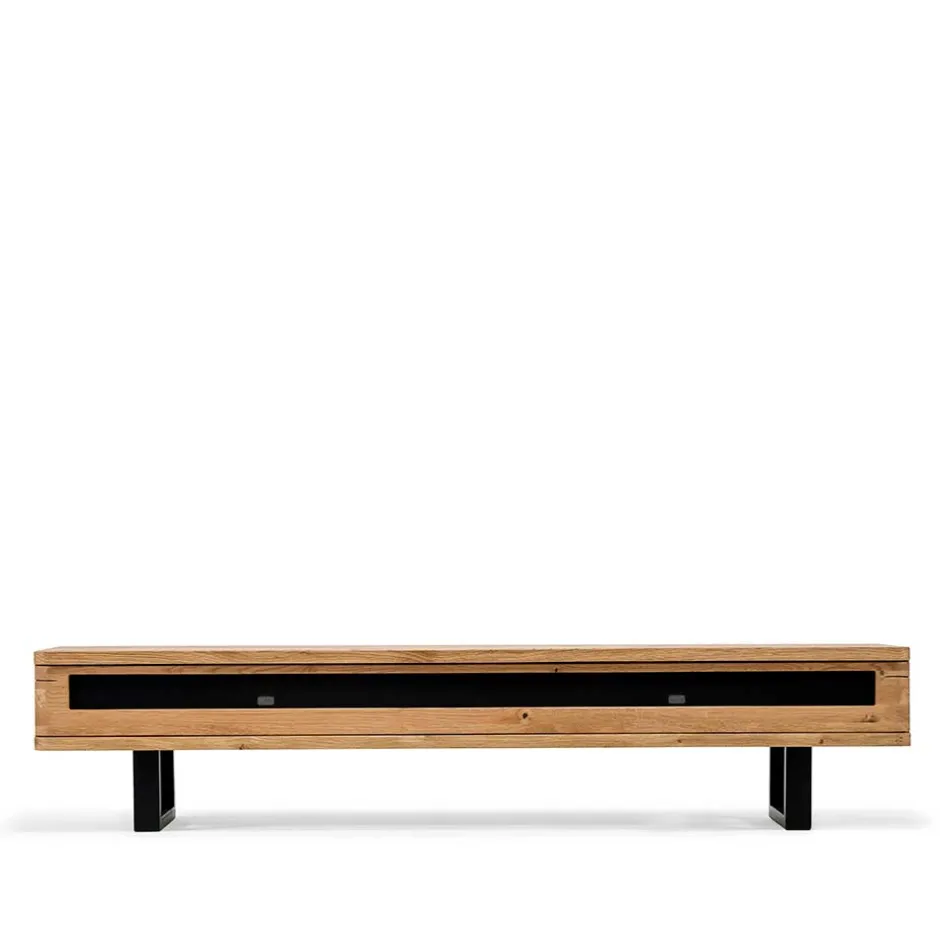 Design TV Lowboard aus Eiche gebürstet & geölt - Ventida^Wohnen New