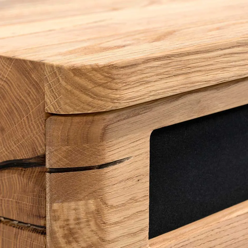 Design TV Lowboard aus Eiche gebürstet & geölt - Ventida^Wohnen New