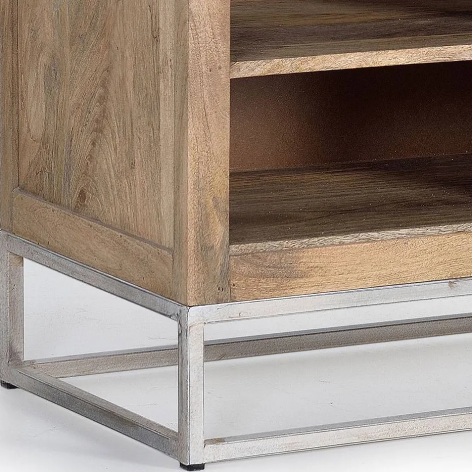 Design TV Lowboard aus Mangobaum Massivholz - Valuta^Wohnen Clearance