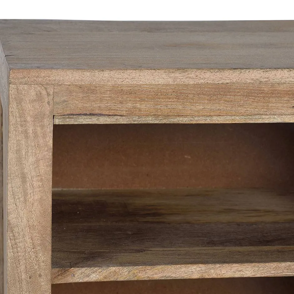 Design TV Lowboard aus Mangobaum Massivholz - Valuta^Wohnen Clearance