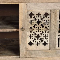 Design TV Lowboard aus Mangobaum Massivholz - Valuta^Wohnen Clearance