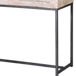 Design Vintageschrank in White Wash Mangoholz - Fudorus^Wohnen Outlet