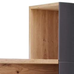 Wohnen Design Wandboard Regal in Eichefarben & Grau - Vecenda