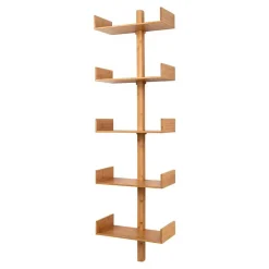 Design Wandregal aus Bambus in Natur - Rasfera^Wohnen New