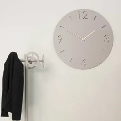 Design Wanduhr in Taupe - Cardini^Wohnen Outlet