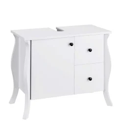 Wohnen Design Waschbecken-Unterschrank in Weiß - Besi